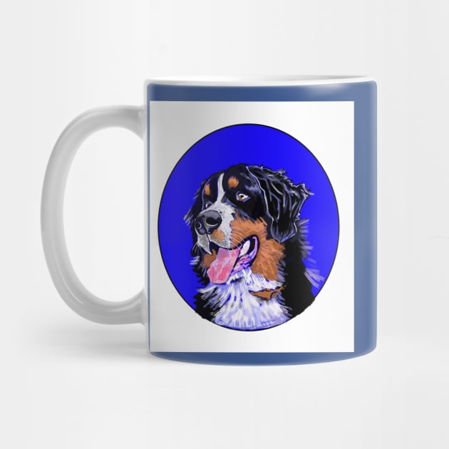 BERNER DOG ROYAL BLUE by MarniD9